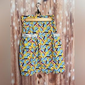 Cupcake Print Cooking Baking Apron - Handmade